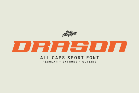 Drason: The Bold Sport Font for High-Impact Designs