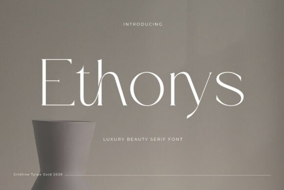 Ethonys: The Serif Font for Premium Brand Identity