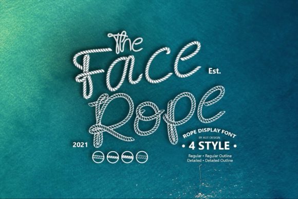 Face Rope: The Playful Display Font for Joyful Design