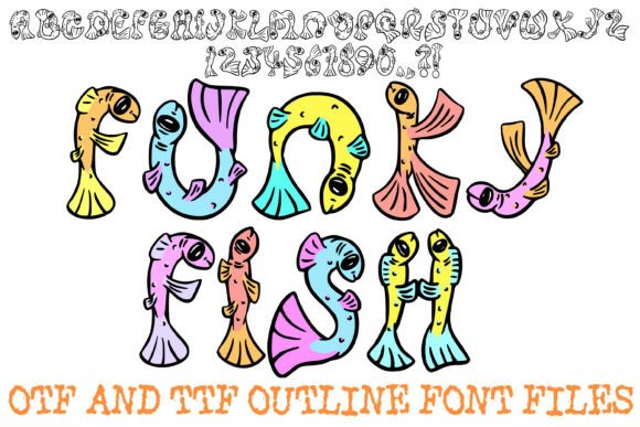 Funky Fish: A Typeface That Brings the Ocean to Your Design