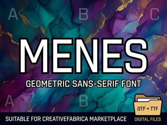 Menes: The Display Typeface for Bold Brand Statements