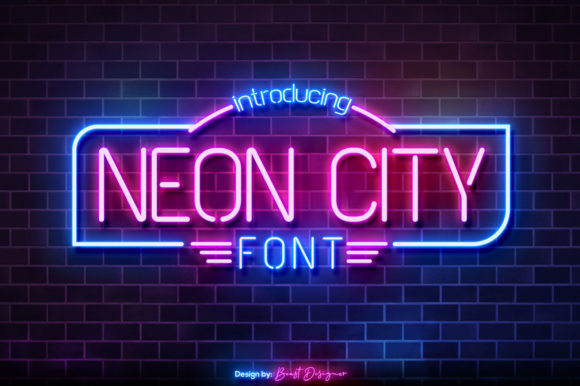 Neon City: The Minimalist Display Font with a Nostalgic Soul