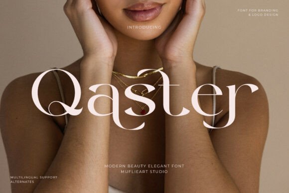 Qaster: Where Classical Serif Meets Fluid Romance