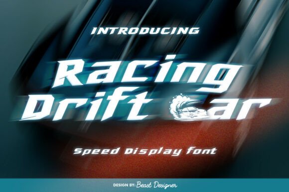 Racing Drift Car Font: Capturing Speed in Your Designs