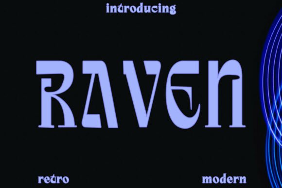 Raven Font: Where Bold Serifs Meet Modern Edge