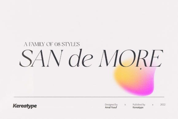 San De More: A Modern Serif for Distinctive Branding